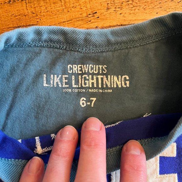 Boys Crewcuts Short Sleeve Tee Size 6-7 - Picture 3 of 3